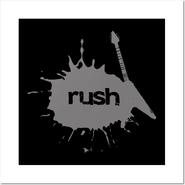 vintage rush band` Wall Art by inidurenku official